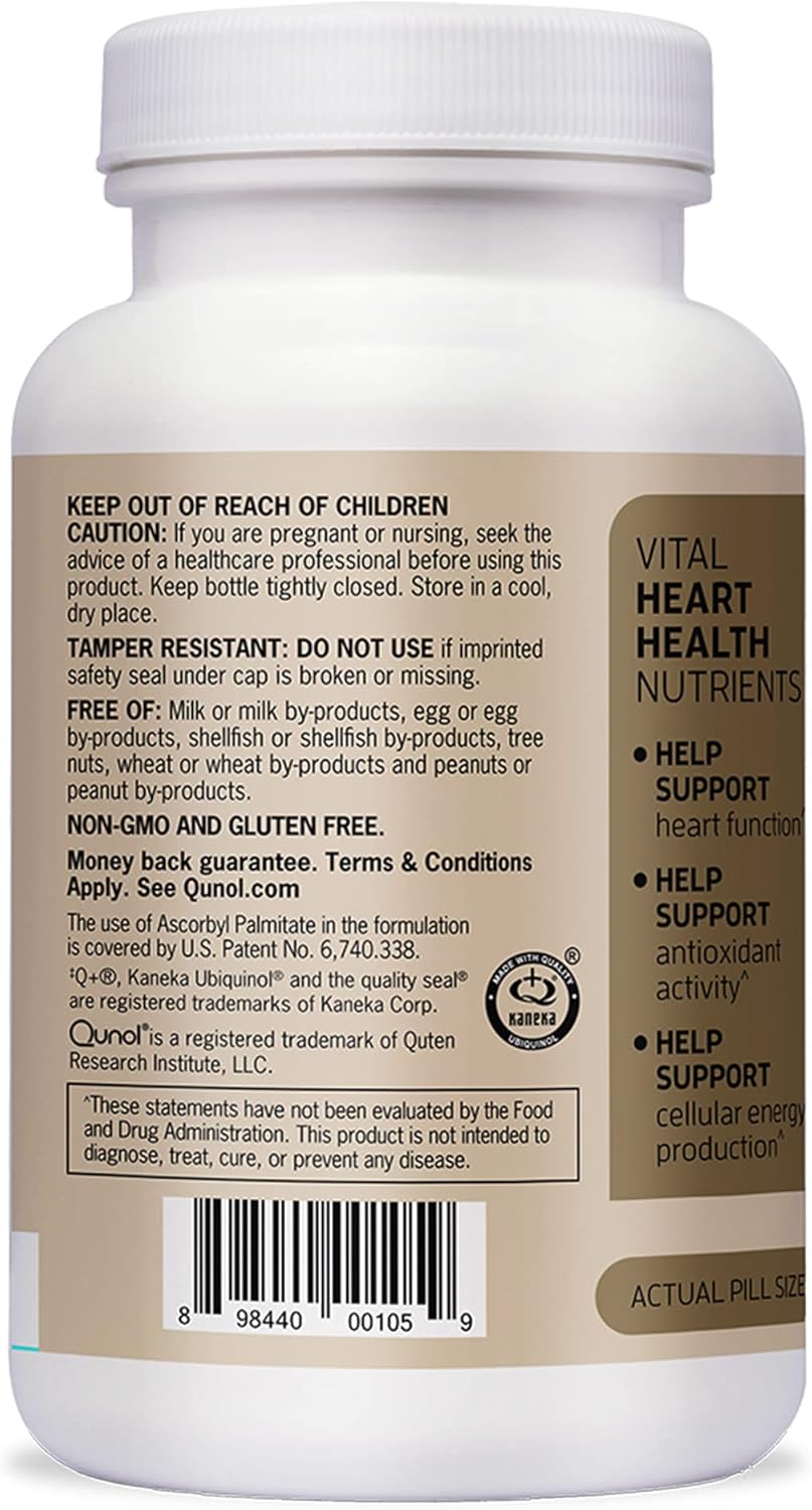 Qunol Ultra CoQ10 – 100 mg (30-120 Softgels)