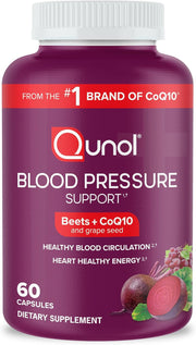 Qunol Beet Capsules for Blood Pressure Support – 1180 mg (60 Capsules)