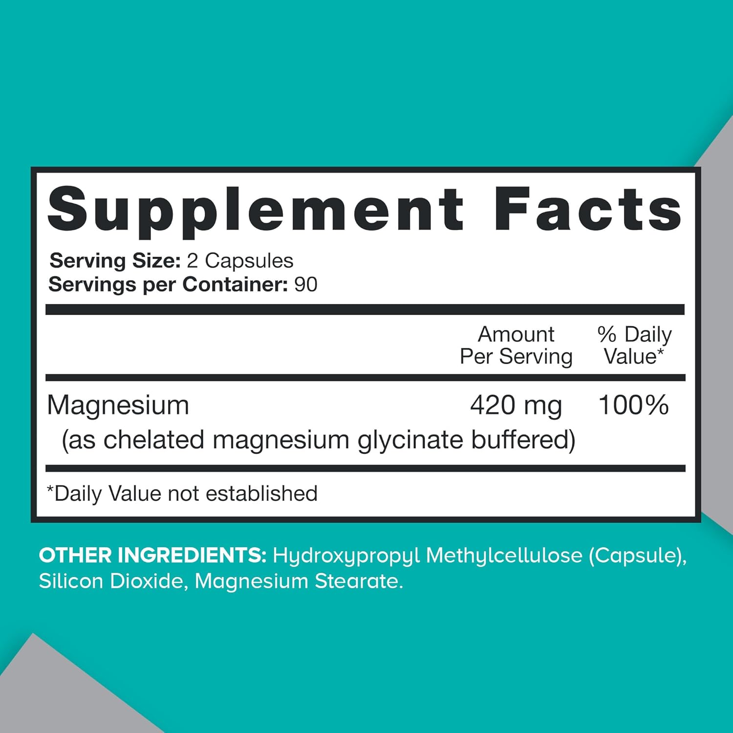 Qunol Extra Strength Magnesium – 420 mg (120 Capsules)