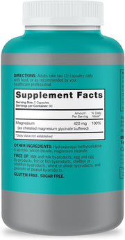 Qunol Extra Strength Magnesium – 420 mg (120 Capsules)