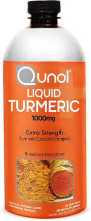 Qunol Liquid Turmeric Extra Strength – 1000 mg Tropical Orange (900ml)