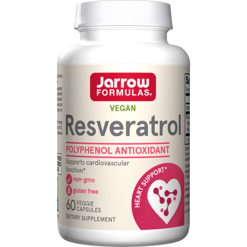 Jarrow Formulas Resveratrol Heart Support Veggie Capsules