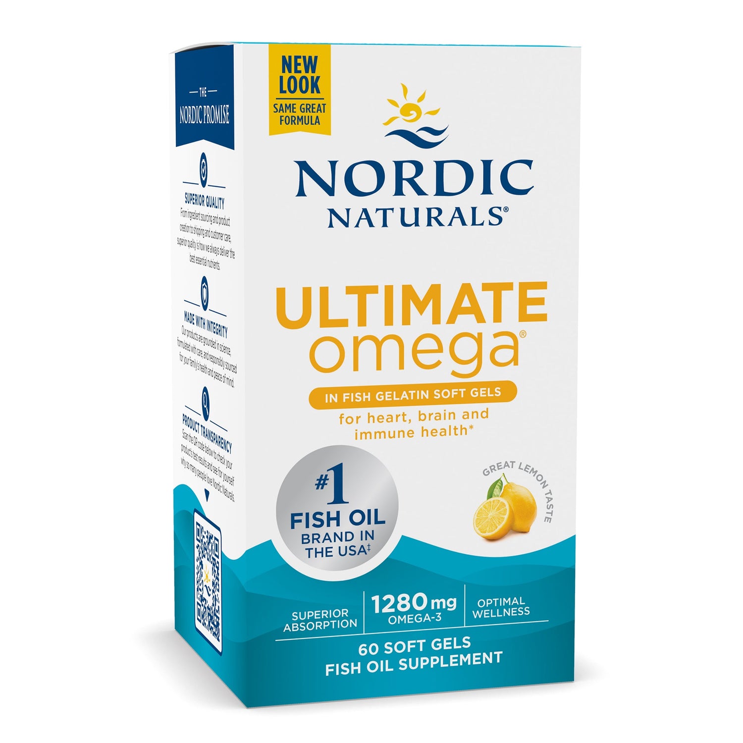 Nordic Naturals Ultimate Omega in Fish Gelatin