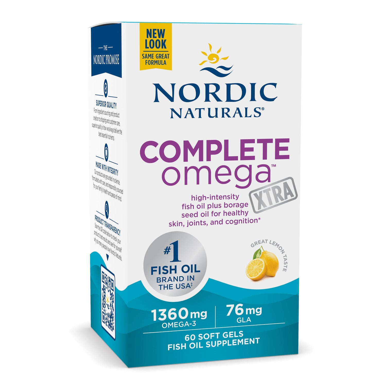 Nordic Naturals Complete Omega Xtra 1360mg 60 softgels