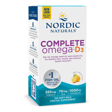 Load image into Gallery viewer, Nordic Naturals, Complete Omega with D3, 565mg Lemon
