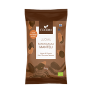 Foodin Raw Chocolate Almond, Organic 60 g, Pack of 8