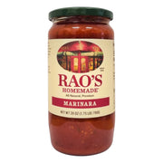 Front image: Rao's Homemade Marinara Sauce glass jar 790g Italian tomato sauce