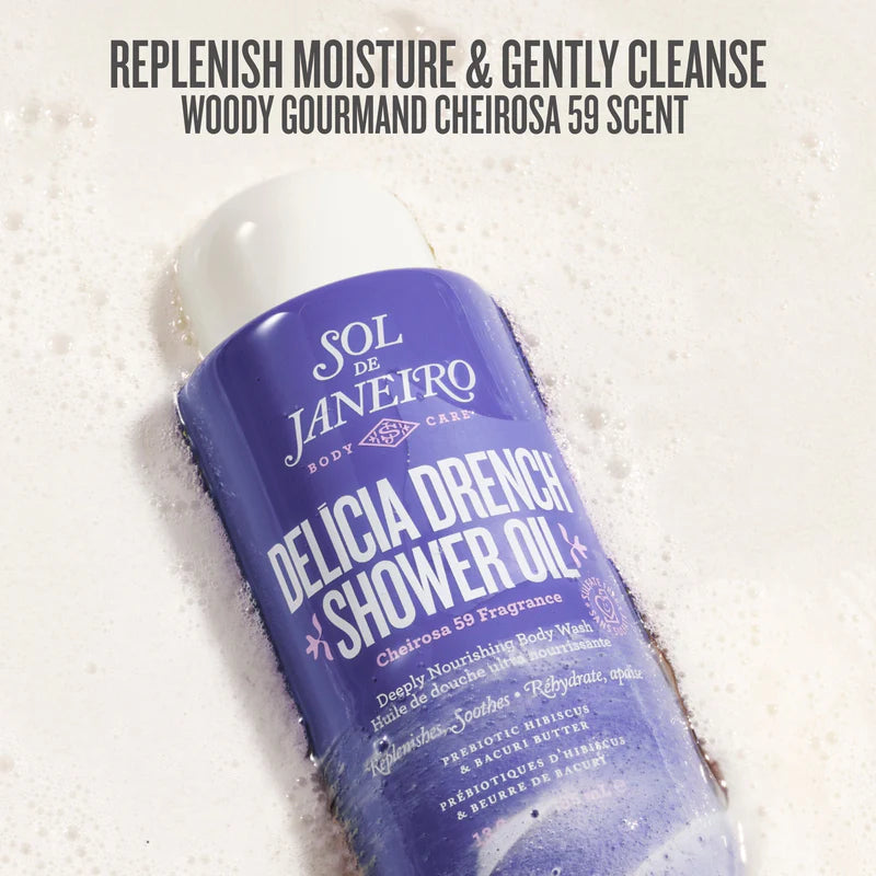 Sol de Janeiro Delicia Drench Shower Oil Body Wash - 385ml
