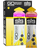 SIS Science in Sport GO Isotonic Energy Gel Fruit Salad, 6-pack.