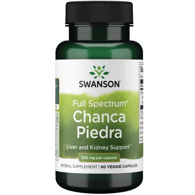 Swanson Chanca Piedra 60 Veggie Capsules | 500 mg | Liver & Kidney Support