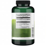Swanson Saw Palmetto Capsules supplement facts. Bottle in a white background.