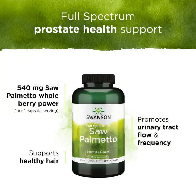 Swanson Saw Palmetto Capsules
