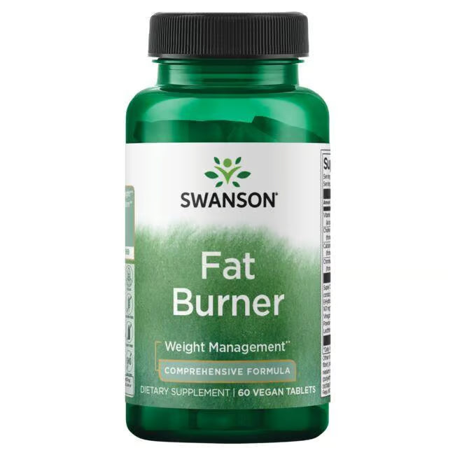 Swanson Fat Burner 60 Vegan Tablets | Weight Management Formula | Comprehensive Blend