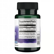 Back: Supplement facts label for Swanson Selenium showing ingredients and usage.
