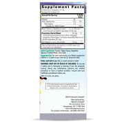 Supplement facts label on a white background