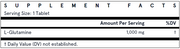 L-Glutamine - 1000mg Tablets
