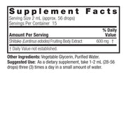 Nature’s Answer Shiitake Mushroom Extract — 1,350mg – 30ml