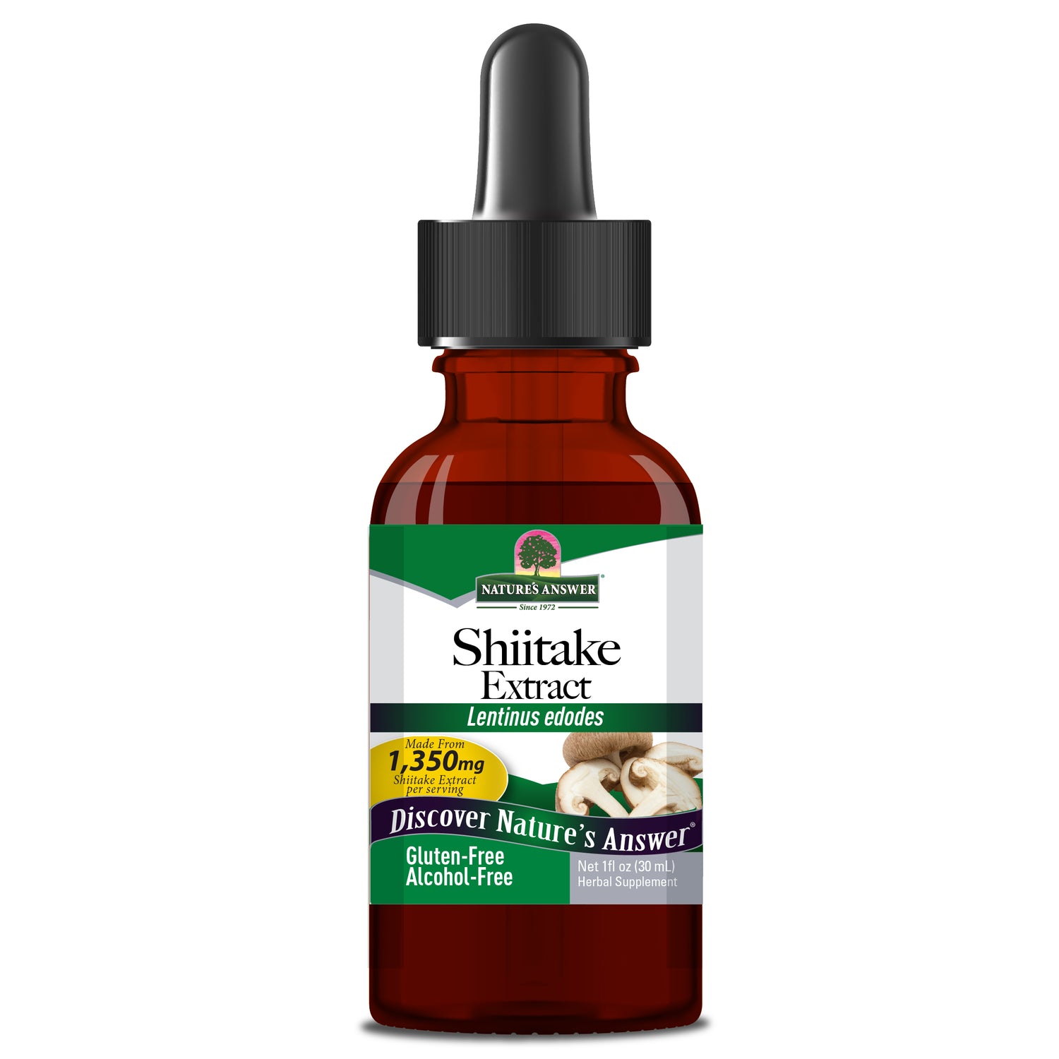 Nature’s Answer Shiitake Mushroom Extract — 1,350mg – 30ml