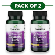 Swanson Full Spectrum Catuaba Bark 465mg 60 Vegan Capsules Pack of 2
