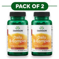 Swanson Daily B-Complex 100 Veggie Capsules Pack of 2