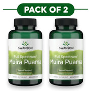 Swanson Full Spectrum Muira Puama 400mg 90 Capsules Pack of 2