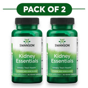Swanson Kidney Essentials Vitamin & Herb Blend 60 Veggie Capsules Pack of 2