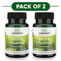 Swanson Muira Puama Root Extract 10:1 250mg 60 Capsules Pack of 2