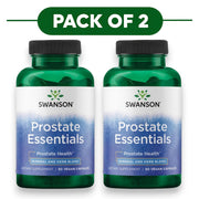 Swanson Prostate Essentials 90 Vegan Capsules Pack of 2
