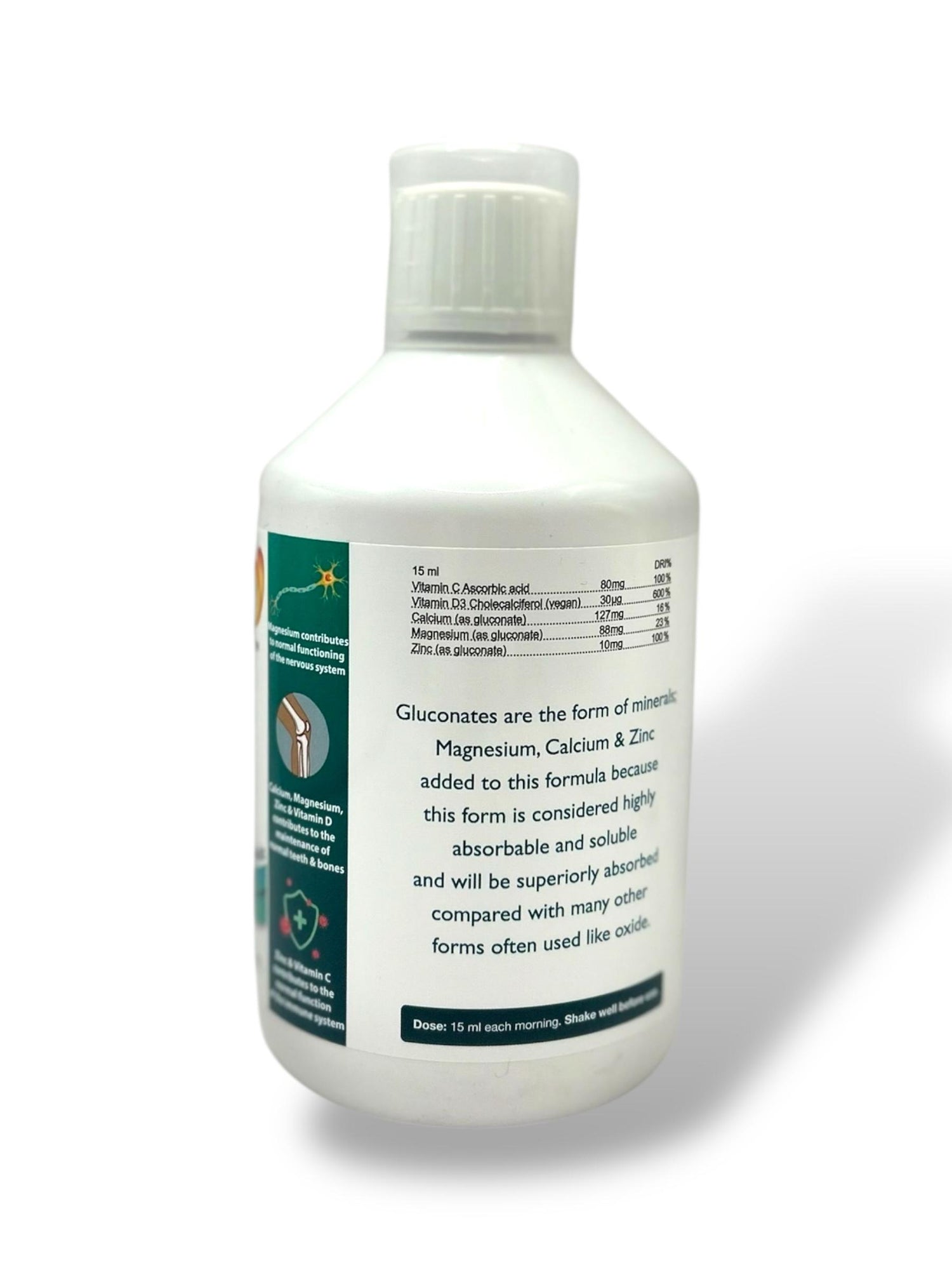 Swedish Nutra Cal-Mag – 500ml (Natural Lemon Flavour)