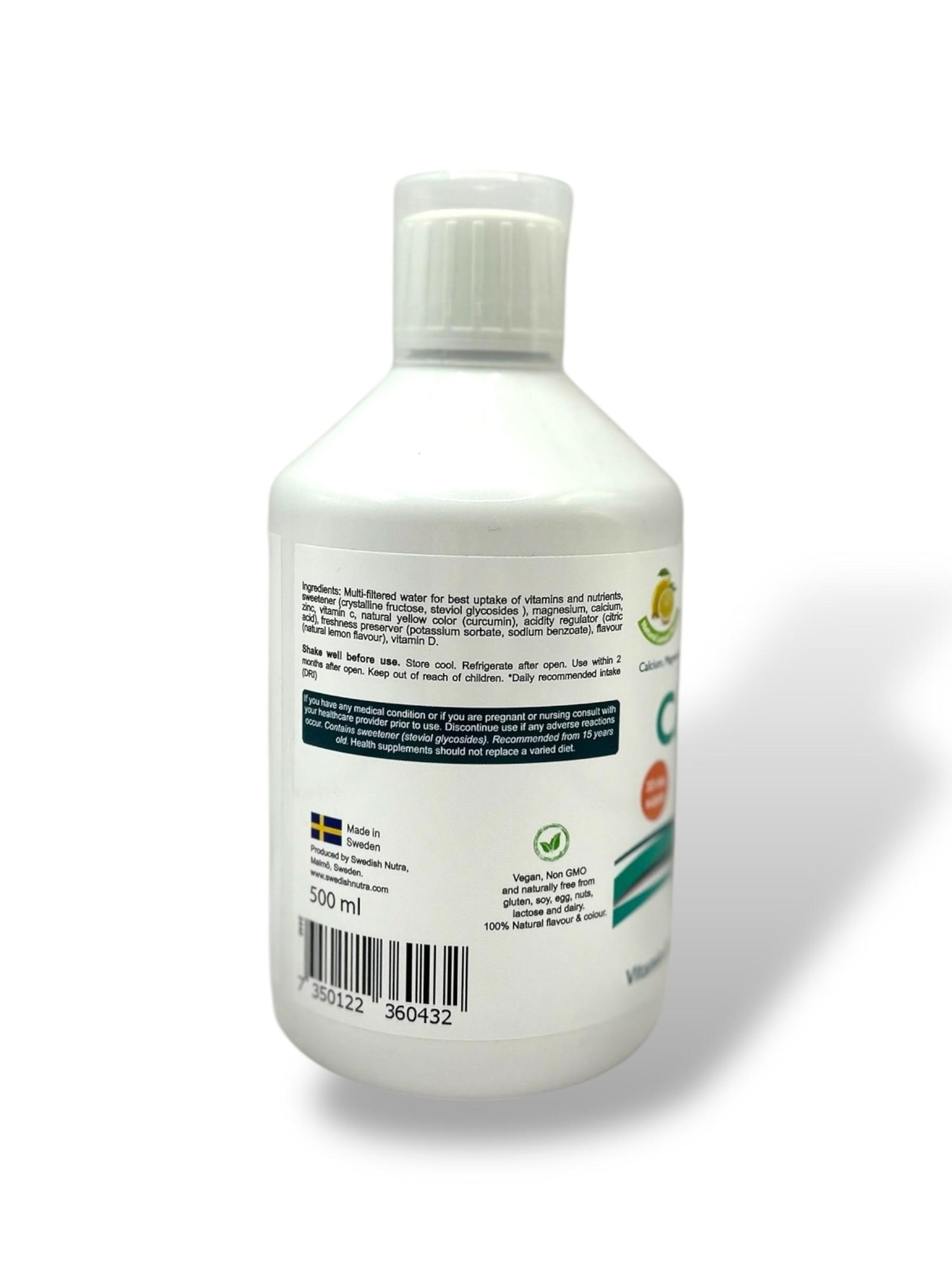 Swedish Nutra Cal-Mag – 500ml (Natural Lemon Flavour)