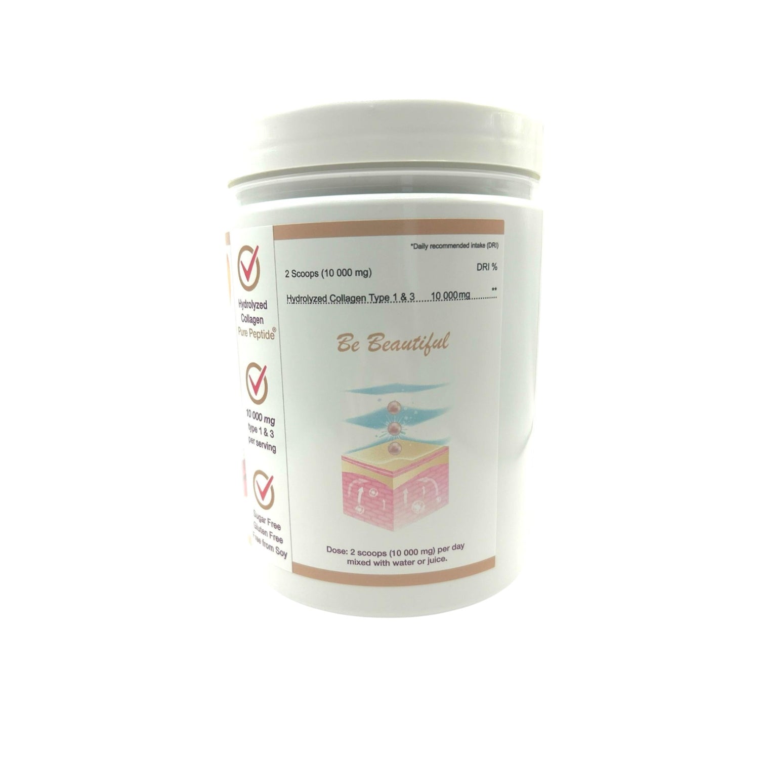 Swedish Nutra Bovine Collagen Powder – 10,000 mg (300g)