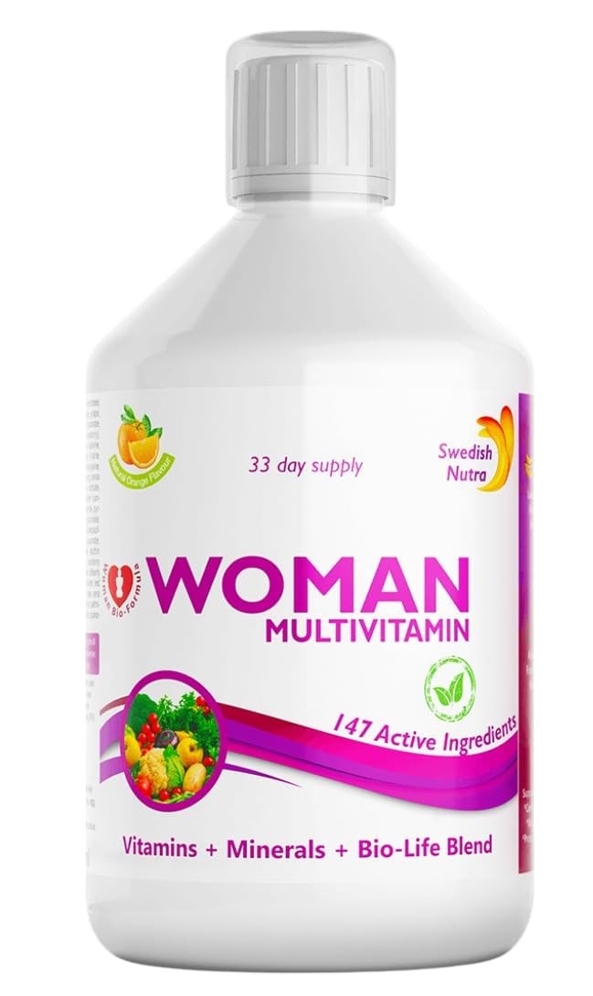 Swedish Nutra Woman Multivitamin – 500ml (Natural Orange Flavour)