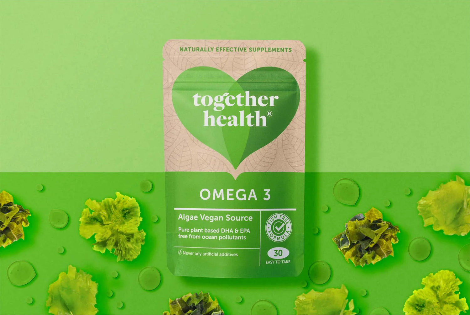 Together Health Omega 3 Algae Vegan Source 30 Softgels