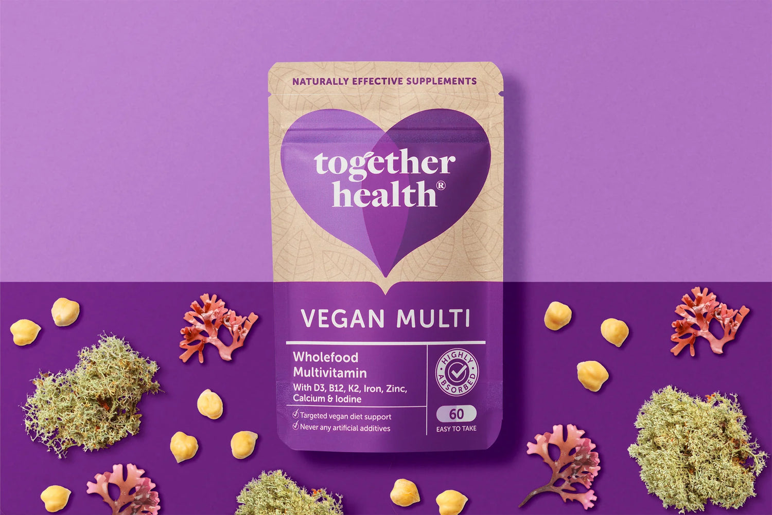 Together Health Vegan Multi Wholefood Multivitamin 60 Capsules Pack of 2