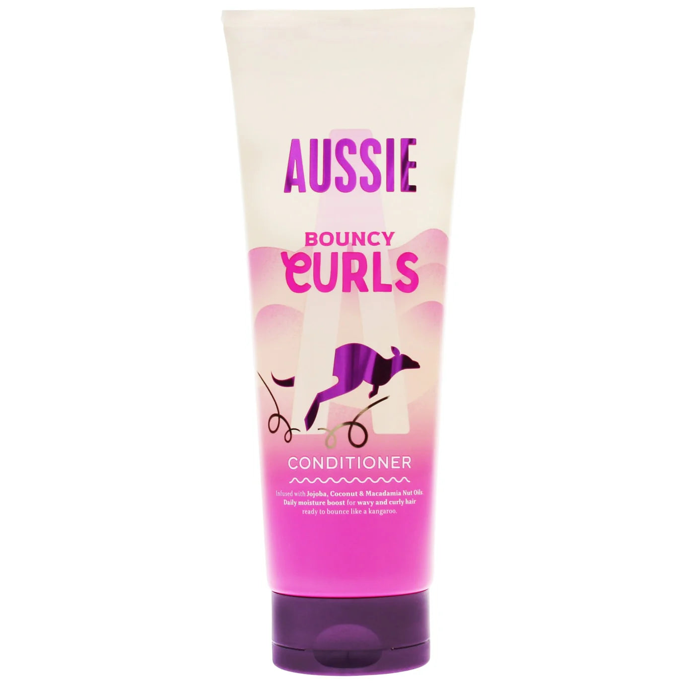 Aussie Bouncy Curls Conditioner vegan curly hair care tube 200ml