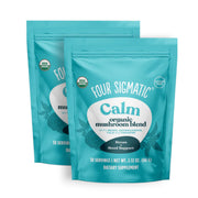 Four Sigmatic Organic Multi Mushroom & Herb Powder 2 pouches front packaging on white background