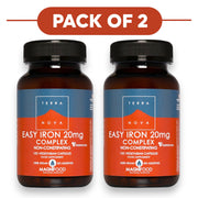 Terranova Easy Iron 20mg Complex Capsules 100 Count Pack of 2