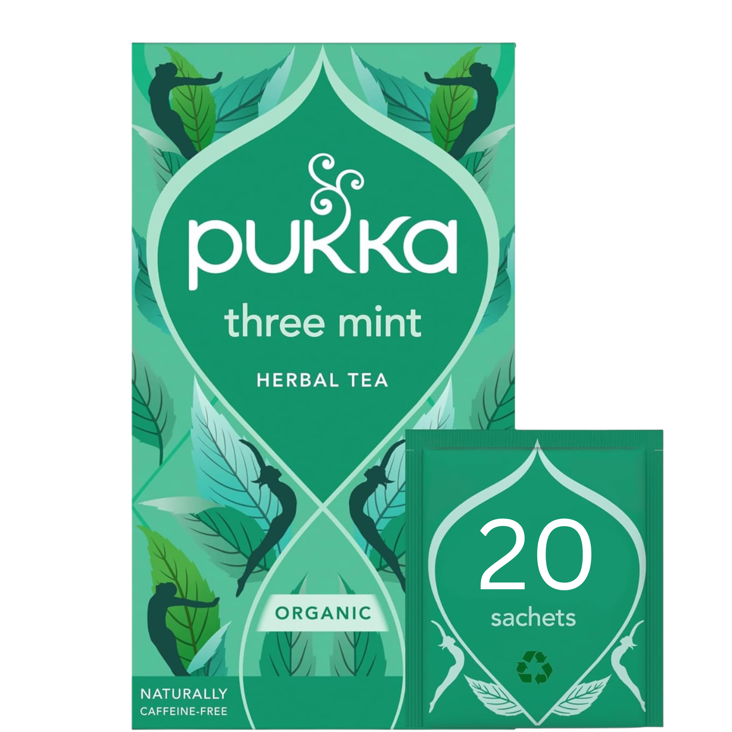 Pukka Organic Three Mint Herbal Tea 32g - 20 Sachets