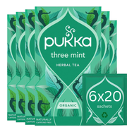 Pukka Organic Three Mint Herbal Tea 32g - 20 Sachets