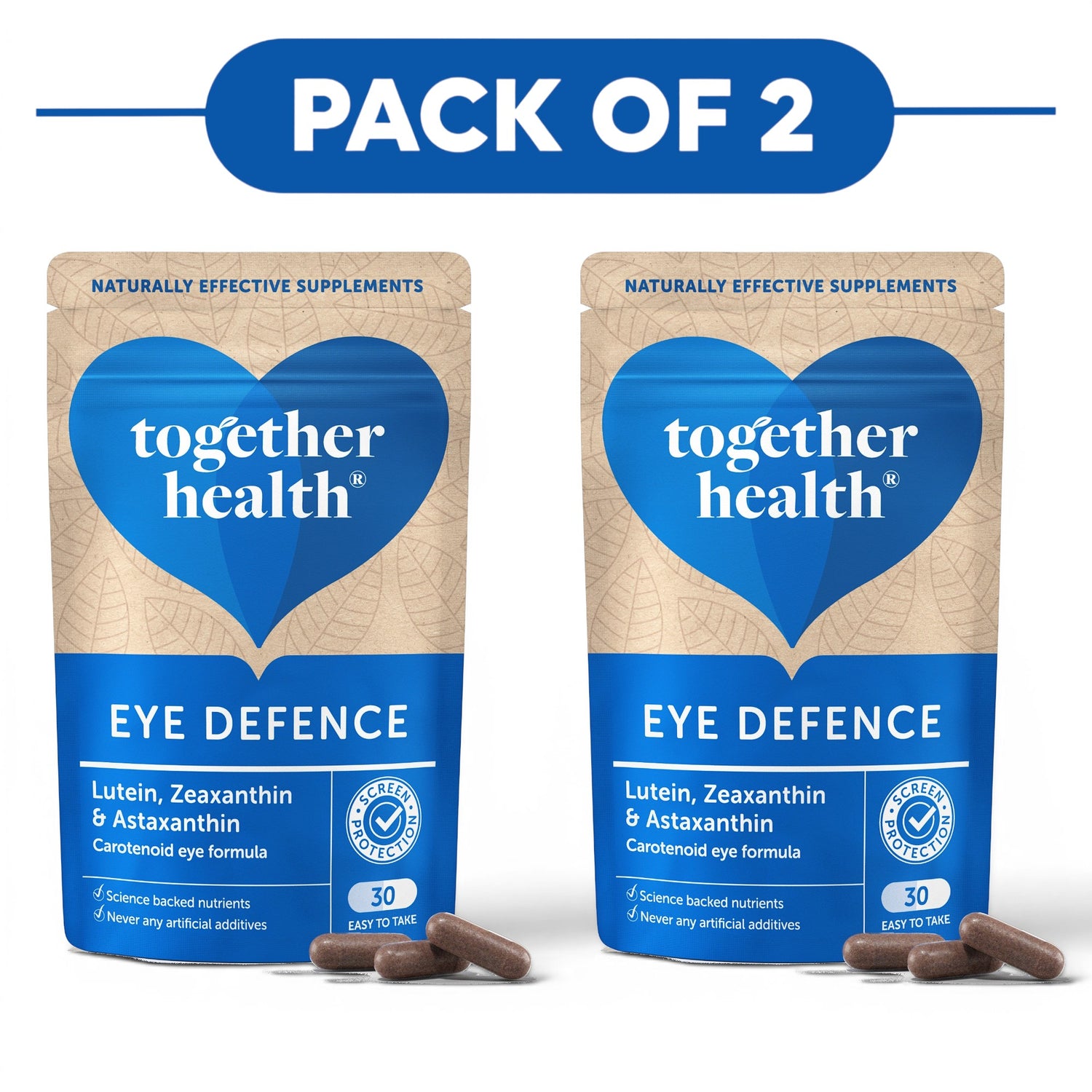 Together Health Eye Defence Lutein Zeaxanthin Astaxanthin 30 Capsules Pack of 2
