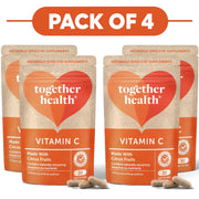Together Health Vitamin C Made with Citrus Fruits 30 Capsules Pack of 4