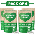 Together Health Vitamin D3 & K2 30 Capsules Pack of 4