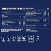 Supplement Facts Image: Trace Minerals Power Pak lemon lime supplement facts ingredients packets 30 count