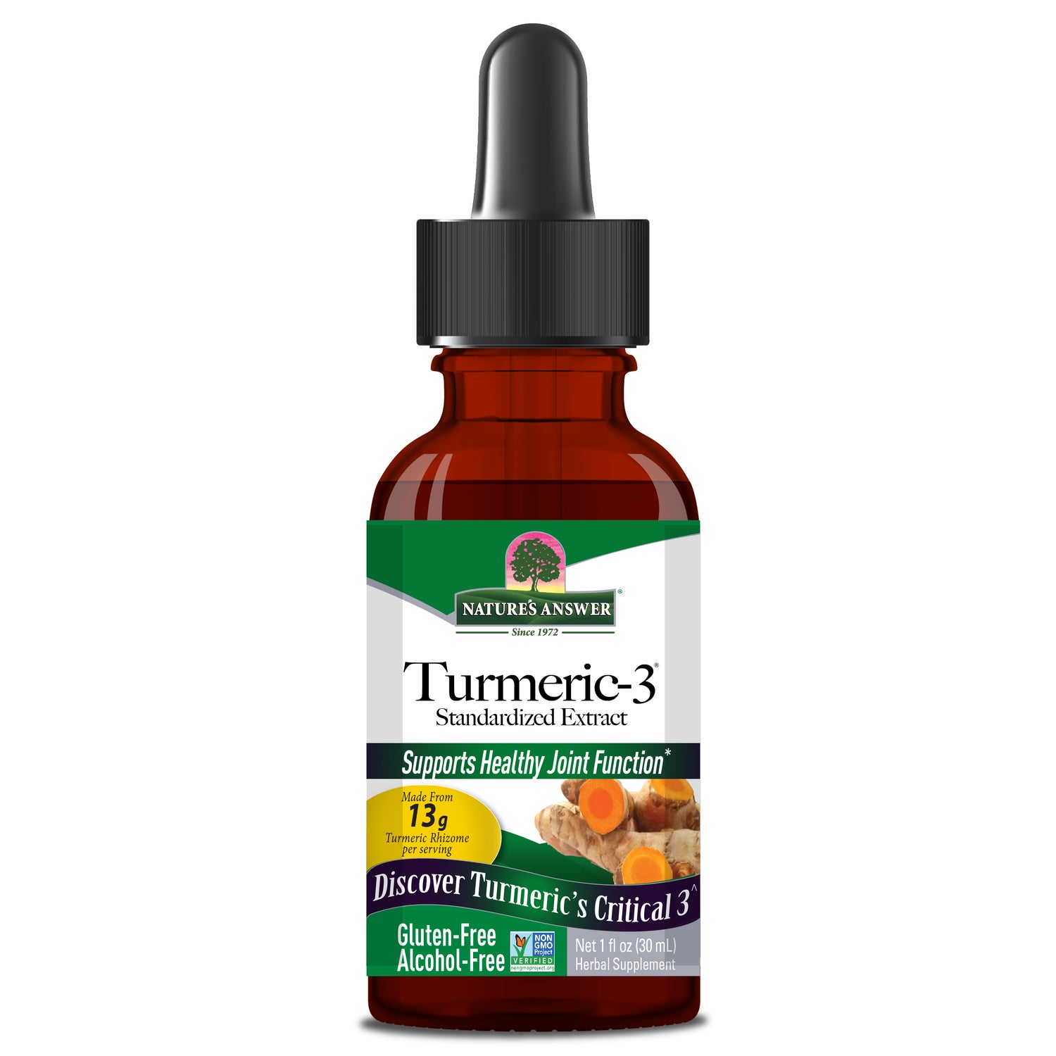 NATURE'S ANSWER Turmeric-3 Liquid Extract