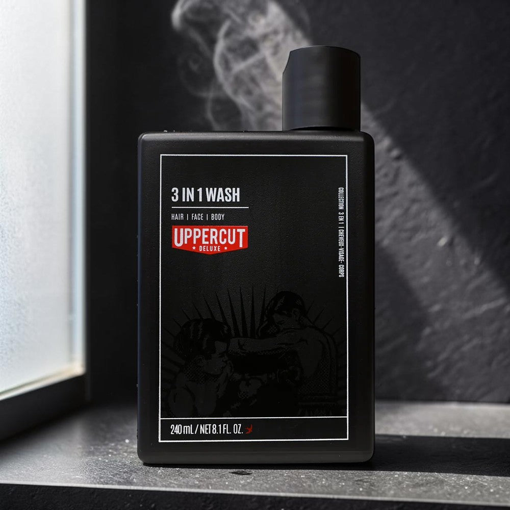 Uppercut Deluxe 3 in 1 Hair Face & Body Wash - 240ml
