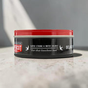 Uppercut Deluxe Pomade 100g jar strong hold high shine styling product packaging