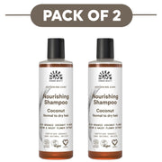 Urtekram Nourishing Coconut Shampoo 250ml Pack of 2