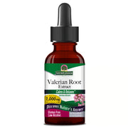 Valerian Root Extract bottle with dropper on a white background