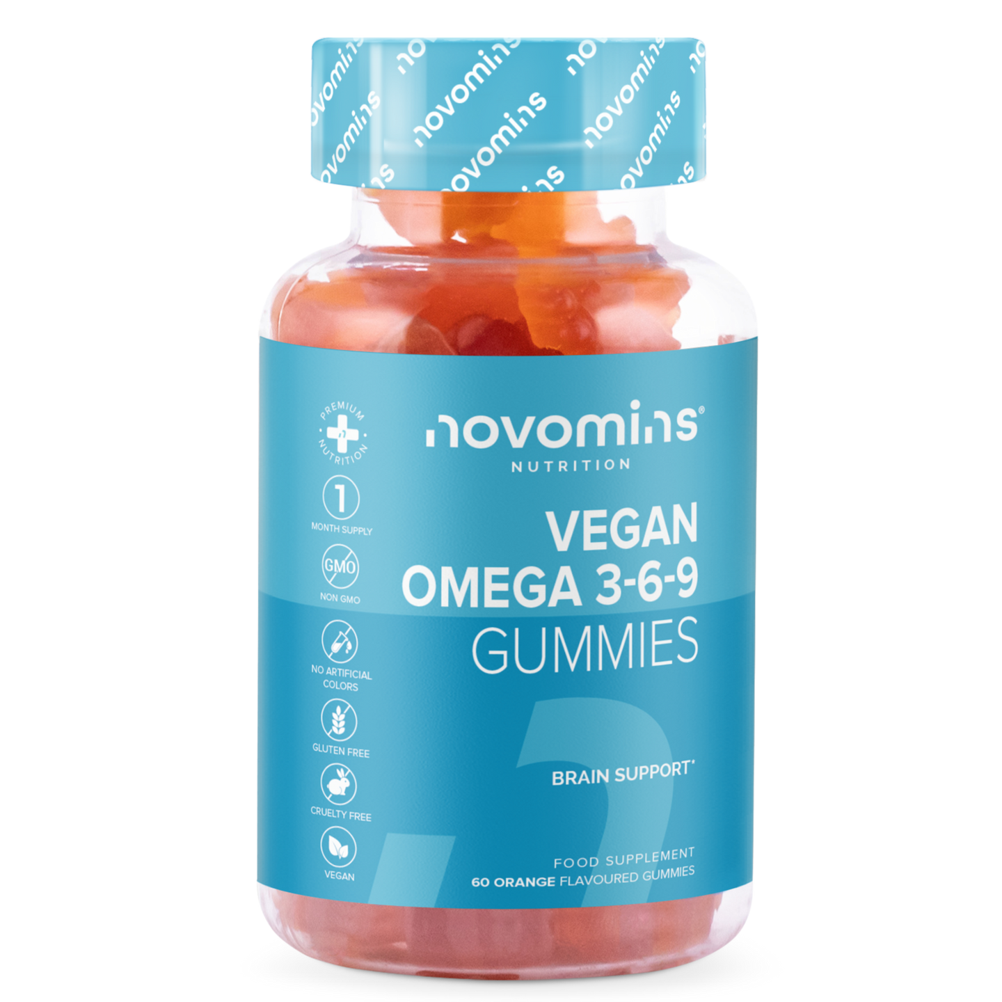 Novomins Nutritions Vegan Omega 3-6-9 Gummies