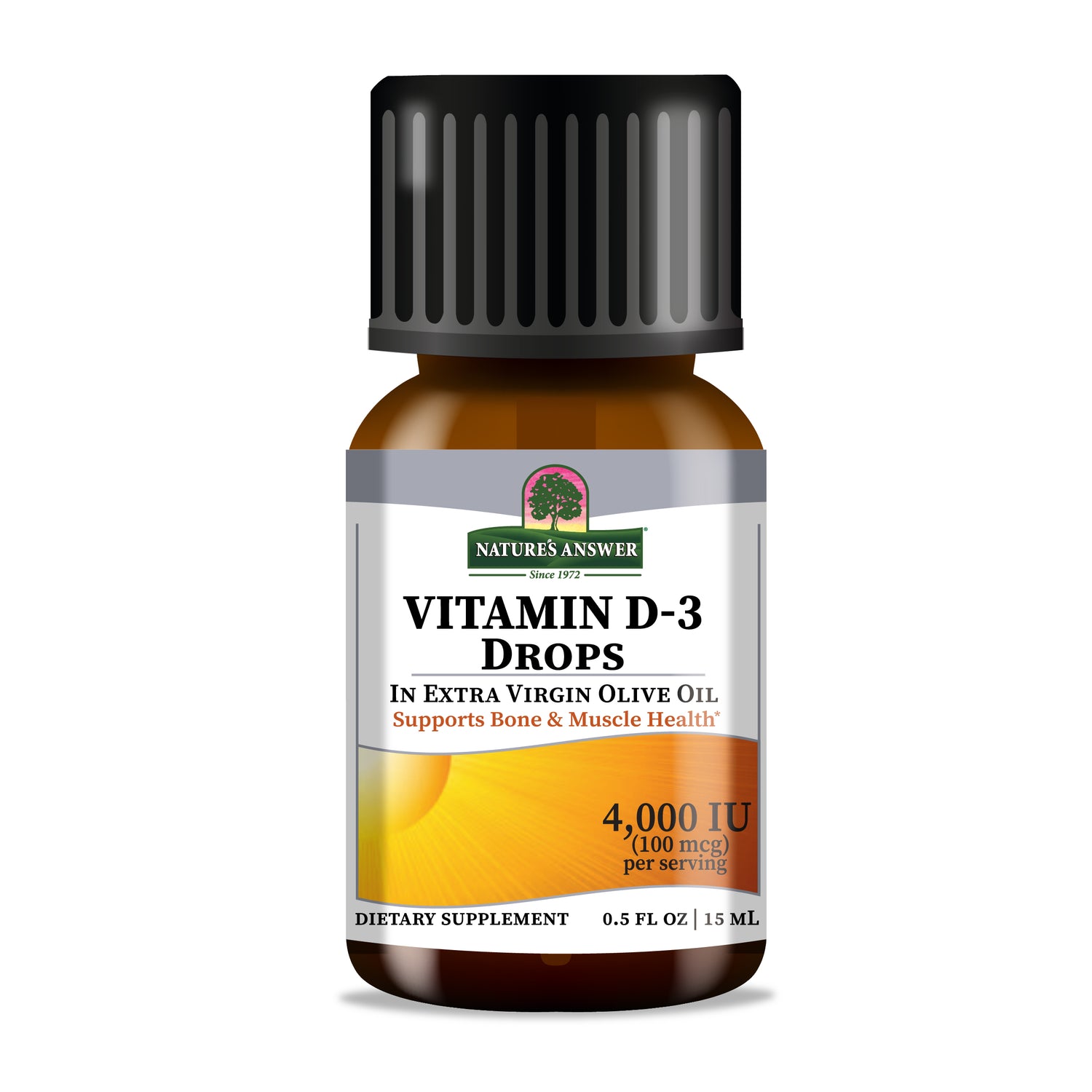 Nature's Answer Vitamin D3 Drops 4000 IU 15ml